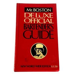 Mr Boston Deluxe Official Bartender's Guide New World Edition Hardback 1979